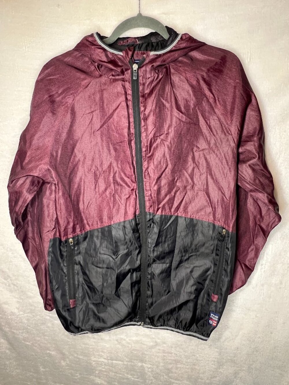 Phat Farm mens windbreaker full zip Y2K streetwear Sz M
